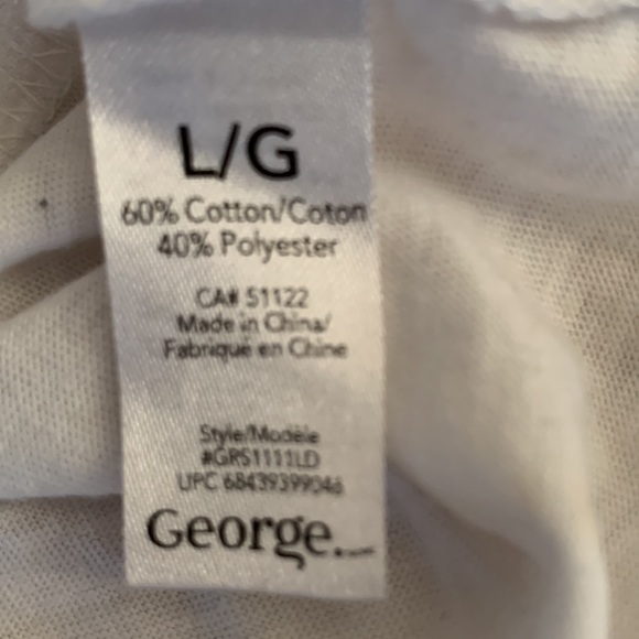 George style ladies white tank top - Picture 8 of 8